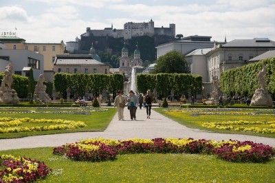 Salzburg, Austria - Jardins Palácio Mirabell